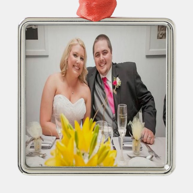 Weihnachtsverzierungen Ornament Aus Metall (Vorne)