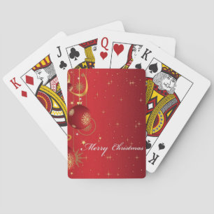 Weihnachtsverzierungen Spielkarten