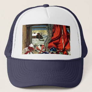 Weihnachtsverzierungen Truckerkappe