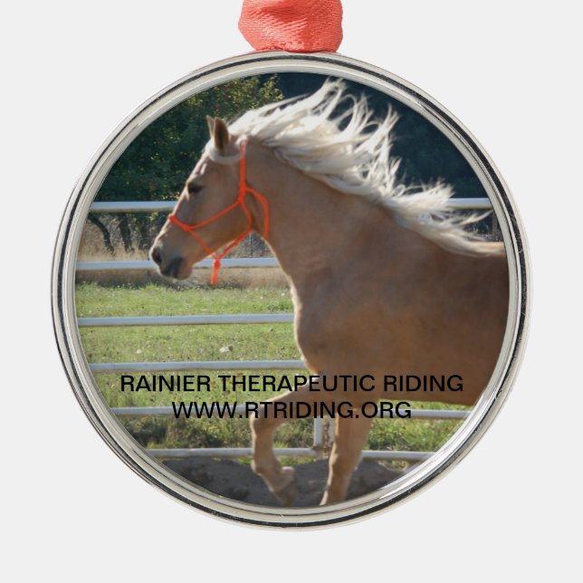 Weihnachtsverzierungs-Tango Silbernes Ornament (Vorne)