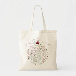 Weihnachtsverzierungs-Taschen-Tasche Tragetasche
