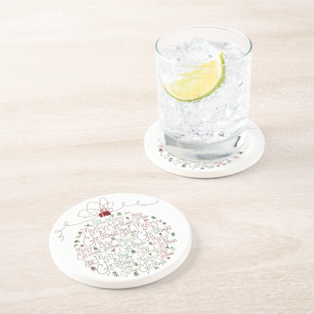 Weihnachtsverzierungs-Untersetzer Untersetzer (Seite)