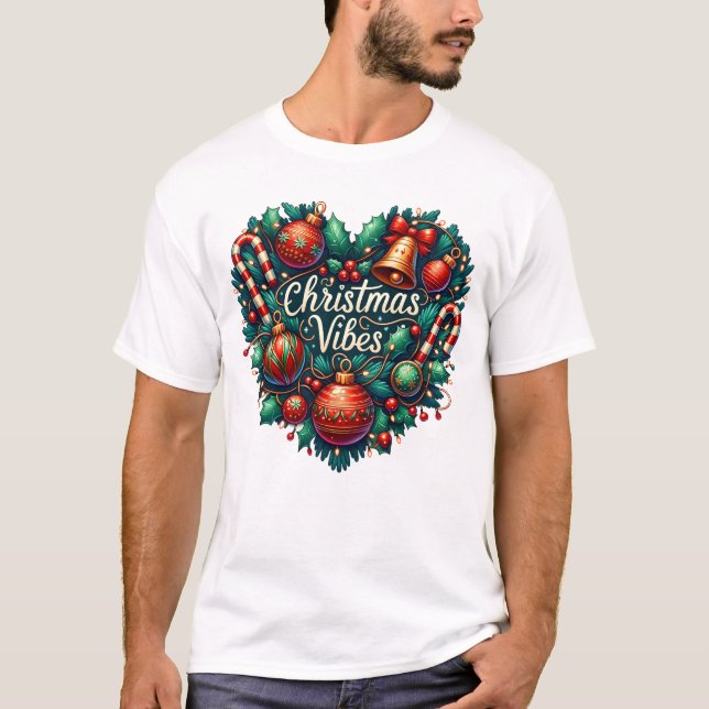 Weihnachtsvibes T-Shirt (Vorderseite)