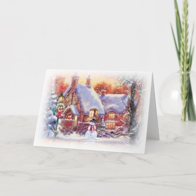 WeihnachtsVintag Karte (Vorderseite)
