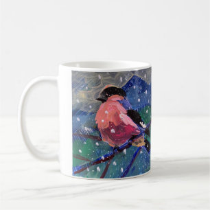 Weihnachtsvogel Kaffeetasse