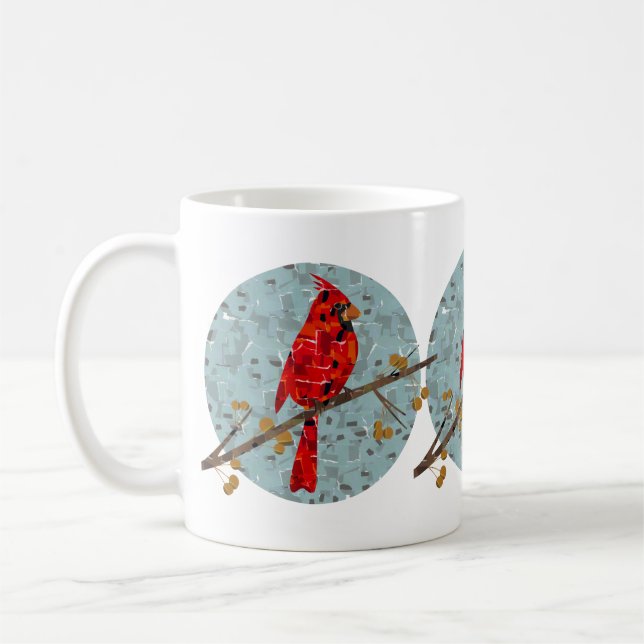 Weihnachtsvogelkollektion für den Kardinal Tasse (Links)