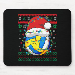 Weihnachtsvolleyball Xmas Weihnachtsmannschaft Mousepad