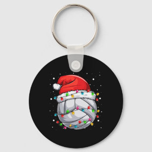 Weihnachtsvolleyball Xmas Weihnachtssport Hat Ball Schlüsselanhänger