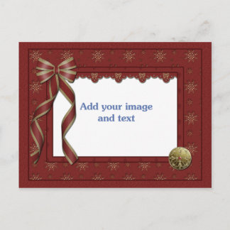 Weihnachtsvorlage Postkarte