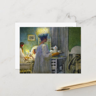 Weihnachtsvormittag, Das Fest von Saint Lucy Feiertagspostkarte