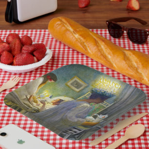 Weihnachtsvormittag, Das Fest von Saint Lucy Pappteller