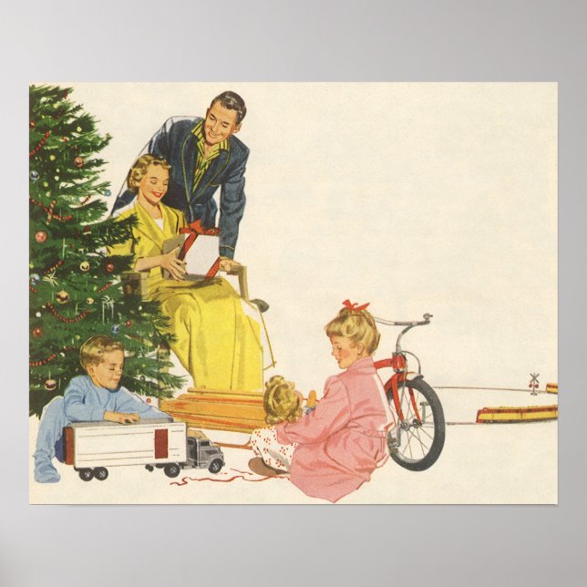 Weihnachtsvormittag, Familienfeierlichkeiten Poster (Vorne)
