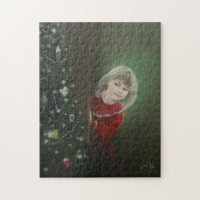 Weihnachtsvormittag Puzzle (Vertikal)
