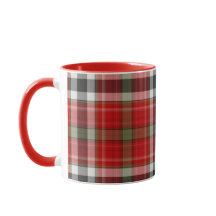 Weihnachtsvormittag Red White Tartan Kariert
