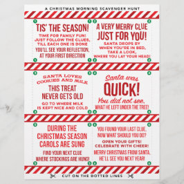 Weihnachtsvormittag Scavenger Hunt