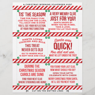 Weihnachtsvormittag Scavenger Hunt