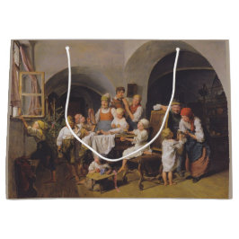 Weihnachtsvormittag (von Ferdinand Georg Waldmülle Große Geschenktüte