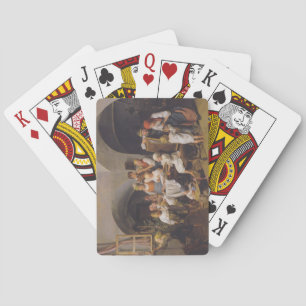 Weihnachtsvormittag (von Ferdinand Georg Waldmülle Spielkarten