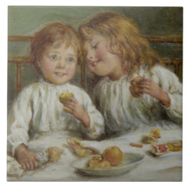 Weihnachtsvormittag (von Joseph Clark) Fliese