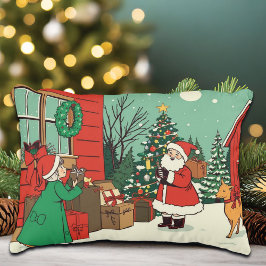 Weihnachtsvorstellung Dekokissen
