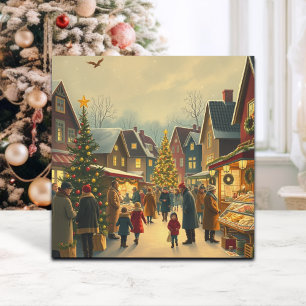 Weihnachtsvorstellung Feiertagskarte