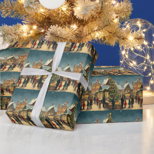 Weihnachtsvorstellung Geschenkpapier