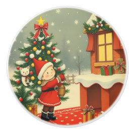 Weihnachtsvorstellung Keramikknauf