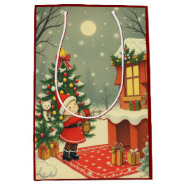 Weihnachtsvorstellung Mittlere Geschenktüte