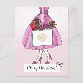 Weihnachtsvorstellung Postkarte