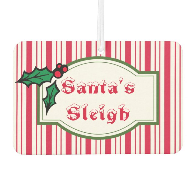 Weihnachtswagen Dekoration Air Freshener Autolufterfrischer (Vorderseite)