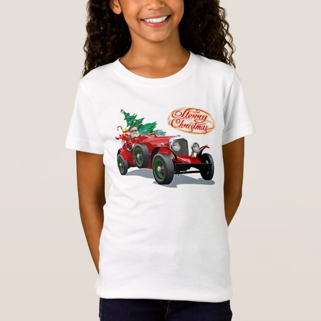 Weihnachtswagen T-Shirt (Vorderseite)
