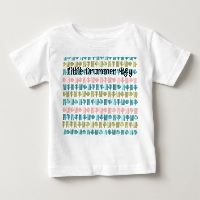 Weihnachtswald Baby T-shirt (Vorderseite)