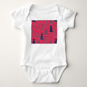 Weihnachtswald: Das Wallpaper für die Wintertage d Baby Strampler