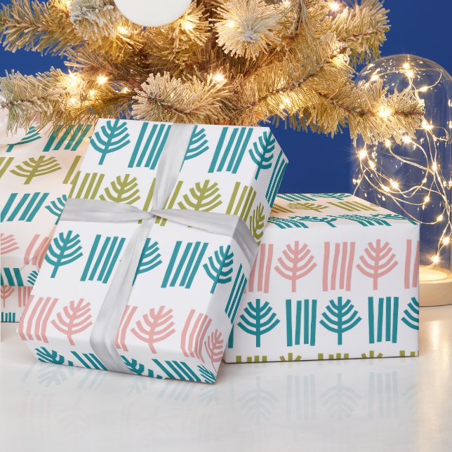 Weihnachtswald Geschenkpapier (Feiertage)