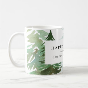 Weihnachtswald Kaffeetasse