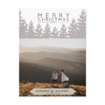 Weihnachtswald | Pine Tree and Foto Card