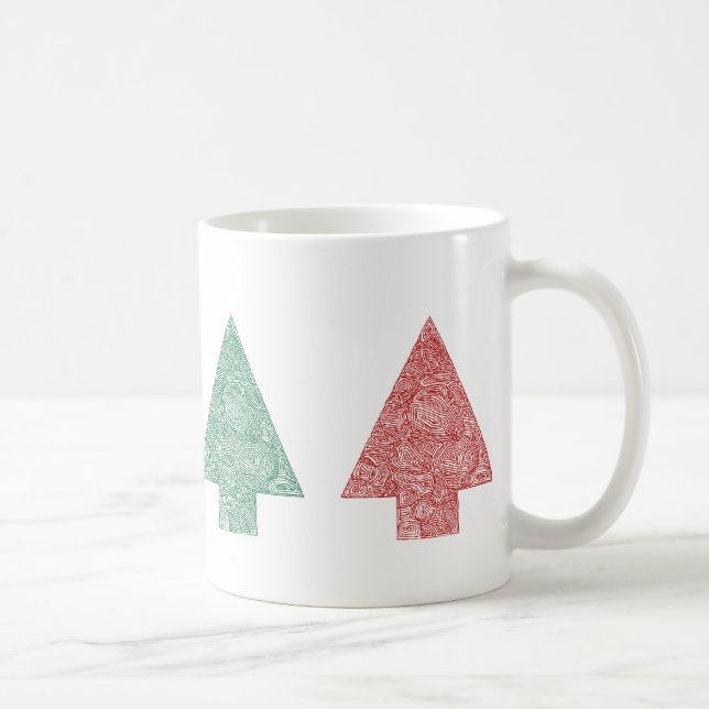 Weihnachtswald-Tasse Tasse (Rechts)