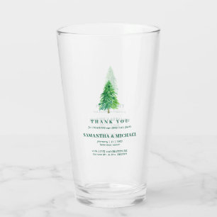 Weihnachtswaldbaum   Moderne einfache Hochzeit Glas