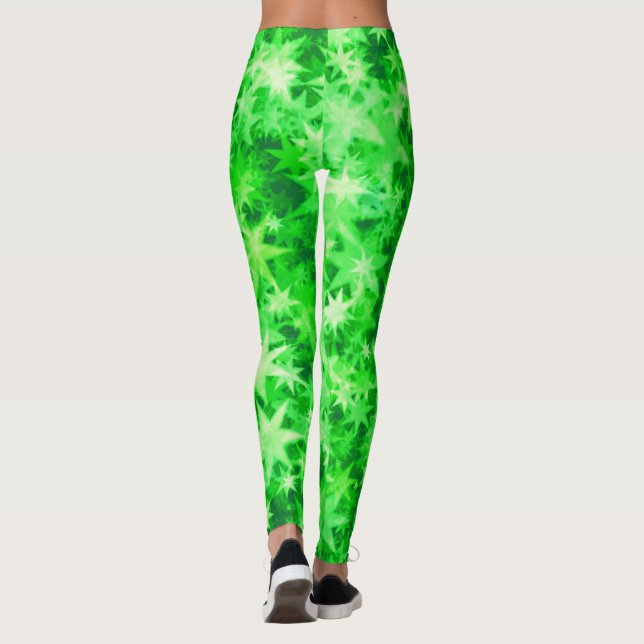Weihnachtswaldglühen Leggings (Rückseite)