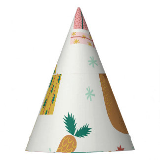 Weihnachtswaldtiere: Vintage Tiere Partyhütchen