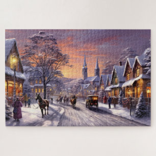 Weihnachtswallpaper Winter Village Weihnachten The Puzzle