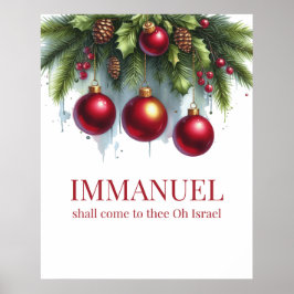 Weihnachtswandkunst Poster