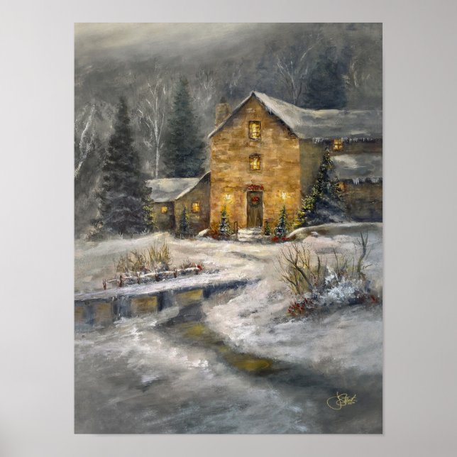 Weihnachtswärme Poster (Vorne)