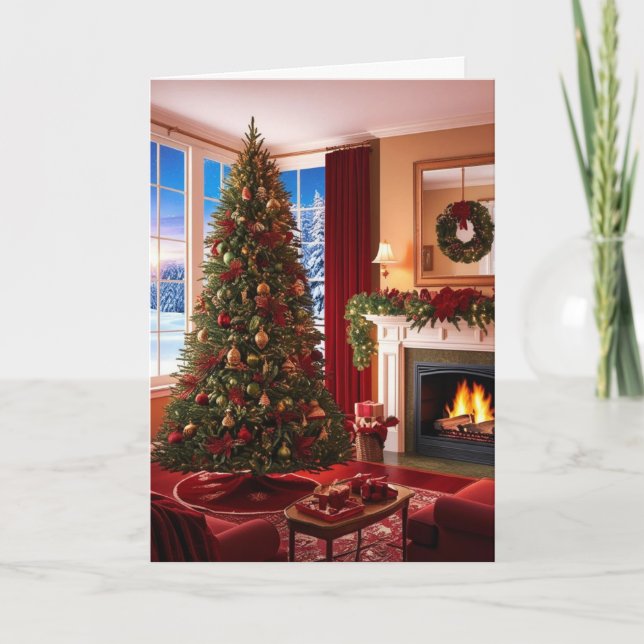 Weihnachtswärme Weihnachtskarte Karte (Vorderseite)