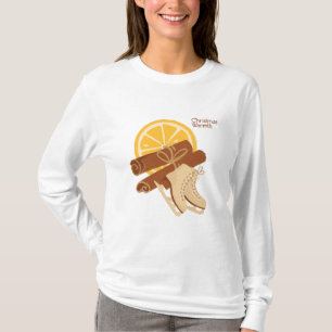 Weihnachtswärme Zimt & Eis Skate T-Shirt