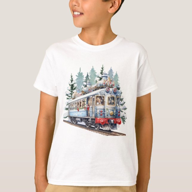 Weihnachtswasserbahn T-Shirt (Vorderseite)