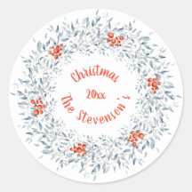 Weihnachtswasserfarbe. Typografie Red Holidays