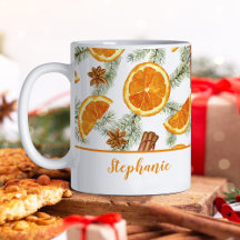 Weihnachtswasserfarbe Zitrusfrüchte Orangen Person
