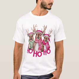 Weihnachtswasserrinder und "HO HO HO" T-Shirt