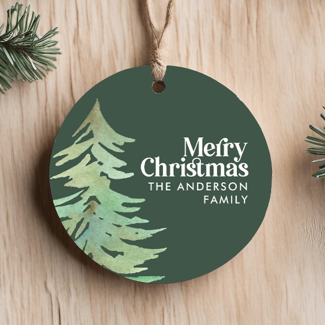 Weihnachtswasserwald Keramik Ornament (Von Creator hochgeladen)